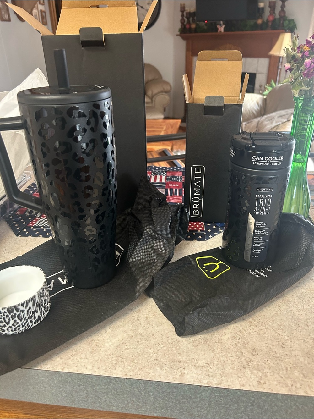 Brumate 40 oz tumbler abd Trio Hopsulator